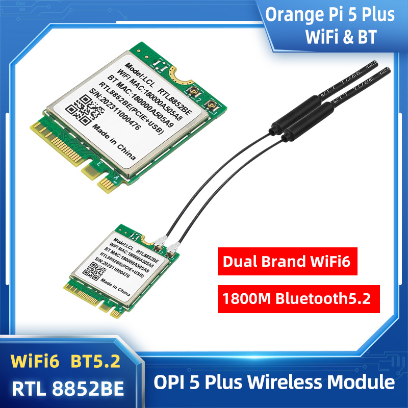 Orange Pi 5 Plus WiFi 6 + BT 5 - огляд і ціна Orange Pi 5 Plus 32Gb